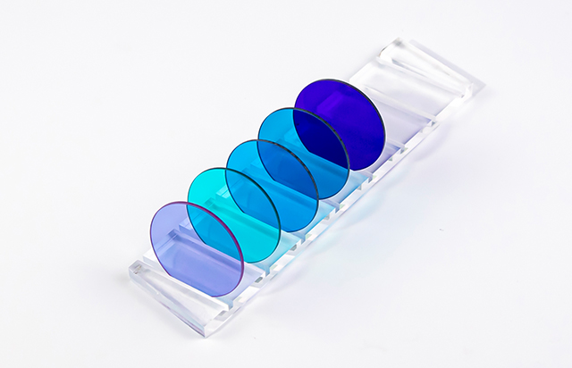 After polishing, there are no stripes on the optical glass